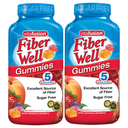 2 PACK | Vitafusion Fiber Well Sugar Free Gummies (220 ct.)